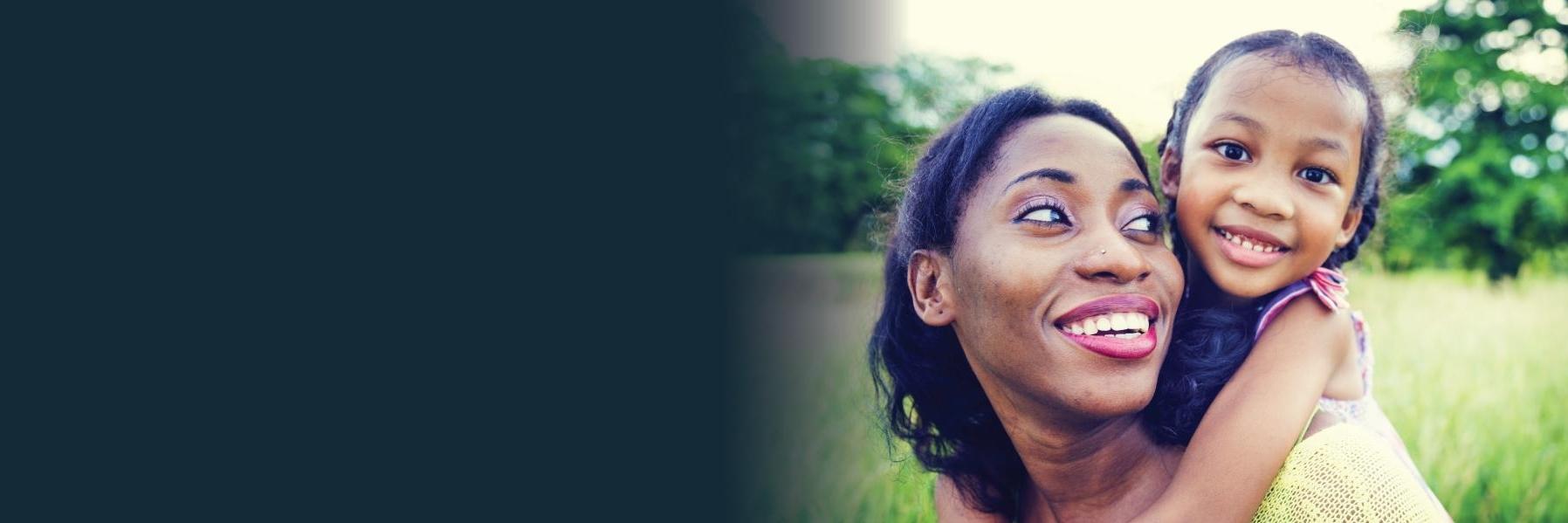 Mother and daughter after undergoing cosmetic dental treatment in Aston, PA