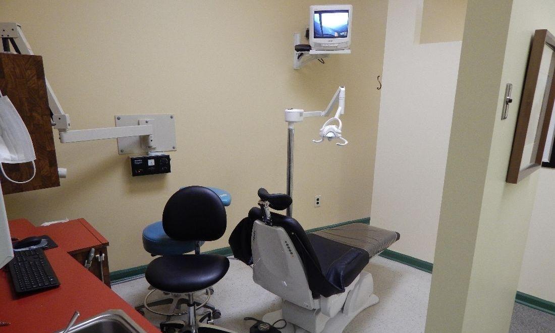 Treatment chair and technology at dentist office in Aston PA