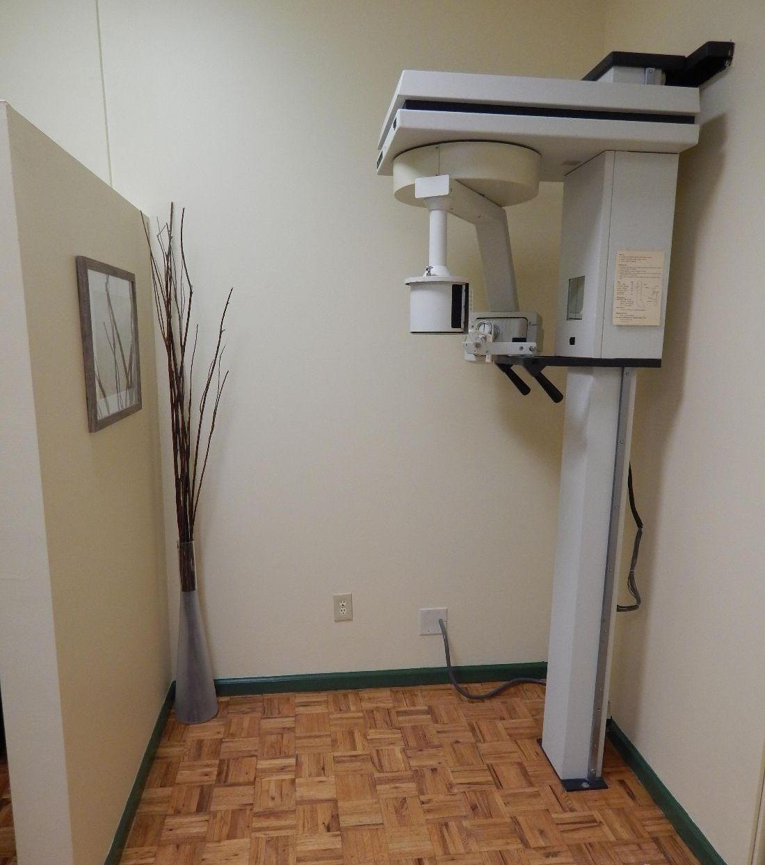 Panoramic dental x-ray machine at Aston PA dentist office